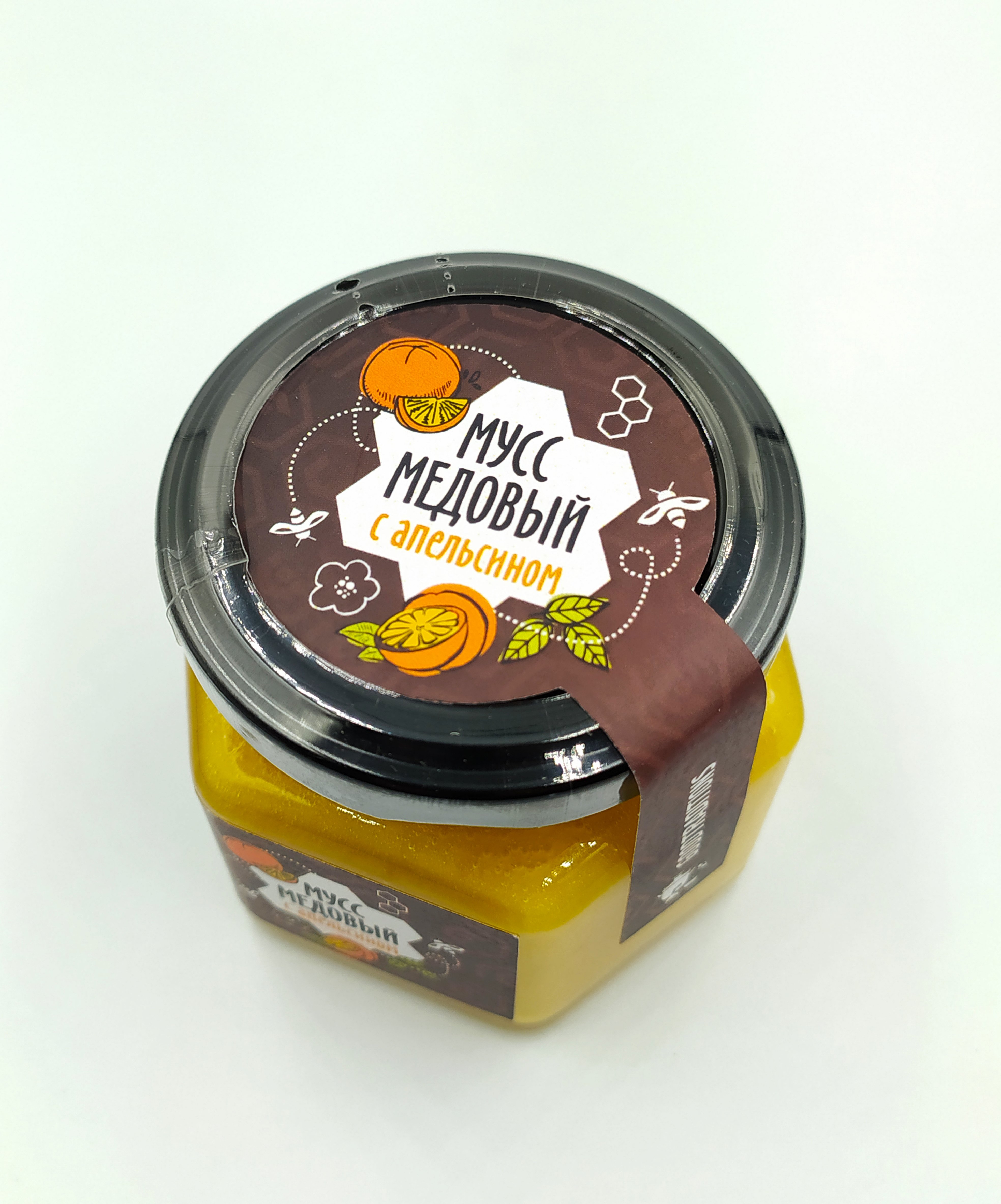 Honey mousse with orange, 150g